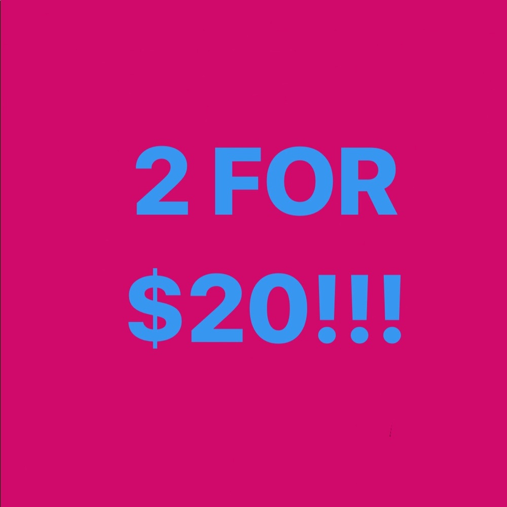 Pick 2 items in my closet for $20!